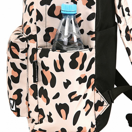 Рюкзак BRAUBERG POSITIVE универсальный, карман-антивор, Wild spots, 42х28х14 см, 271685
