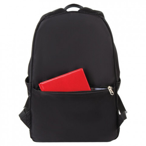 Рюкзак BRAUBERG FASHION CITY универсальный, потайной карман, Moon, черный, 44х31х16 см, 270807