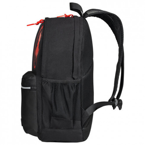 Рюкзак BRAUBERG FASHION CITY универсальный, Samurai, черный, 46х31х15 см, 270812