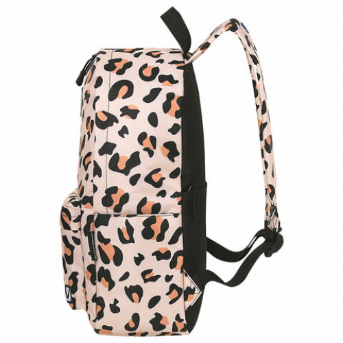 Рюкзак BRAUBERG POSITIVE универсальный, карман-антивор, Wild spots, 42х28х14 см, 271685