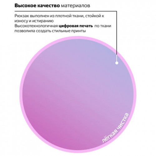 Рюкзак BRAUBERG, универсальный, сити-формат, Градиент, 20 литров, 41х32х14 см, 228849