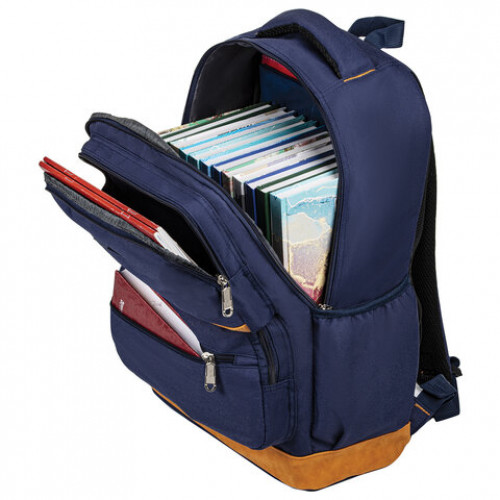 Рюкзак BRAUBERG для старшеклассников/студентов/молодежи, Бронкс, 27 литров, 46х31х14 см, 226349