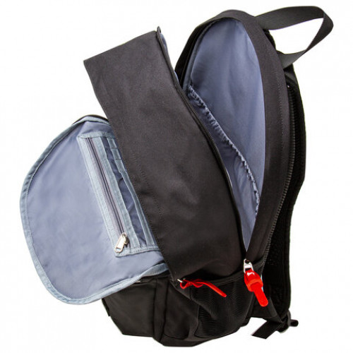 Рюкзак BRAUBERG FASHION CITY универсальный, Lion, черный, 46х31х15 см, 270810