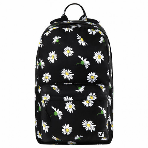 Рюкзак BRAUBERG DREAM универсальный с карманом для ноутбука, эргономичный, Camomile, 42х26х14 см, 270773