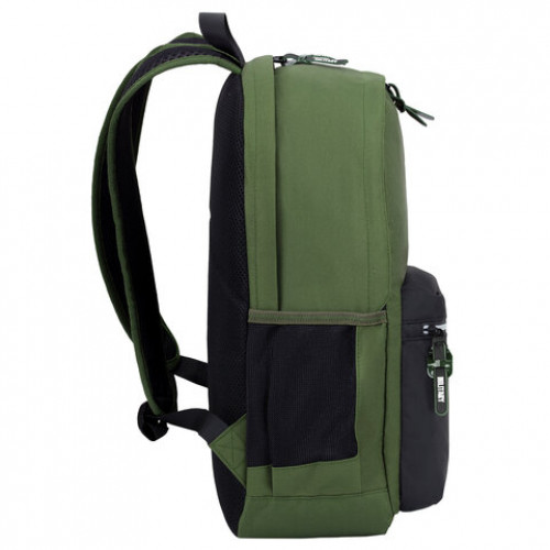 Рюкзак BRAUBERG FASHION CITY универсальный, Military, хакки, 46х31х15 см, 271670