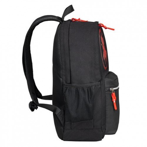 Рюкзак BRAUBERG FASHION CITY универсальный, Samurai, черный, 46х31х15 см, 270812