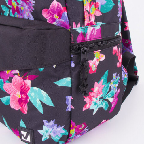 Рюкзак BRAUBERG универсальный, SYDNEY flowers, 38х27х12 см, 228837