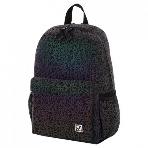 Рюкзак BRAUBERG BRIGHT, универсальный, СВЕТЯЩИЙСЯ РИСУНОК, Spiderweb, 42х31х15 см, 229941