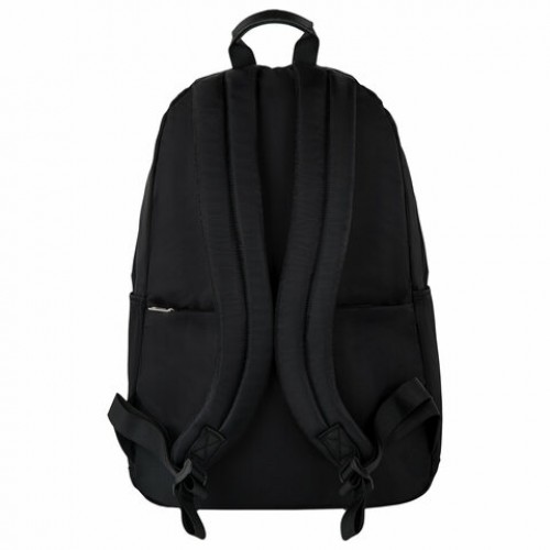 Рюкзак BRAUBERG FASHION CITY универсальный, карман-антивор, Hamsters, черный, 44х31х16 см, 273840