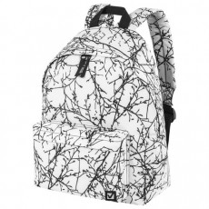 Рюкзак BRAUBERG универсальный, сити-формат, Twigs on white, 20 литров, 41х32х14 см, 270794 Рюкзак BRAUBERG универсальный, сити-формат, Twigs on white, 20 литров, 41х32х14 см, 270794