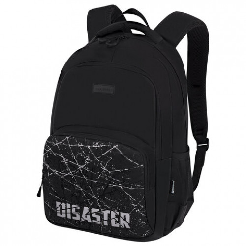 Рюкзак BRAUBERG CONCEPT универсальный, 2 отделения, светоотражающий принт, Disaster, 45х30х18 см, 273848