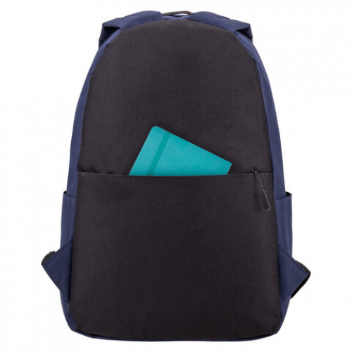Рюкзак BRAUBERG POSITIVE универсальный, потайной карман, Dark blue, 42х28х14 см, 270775