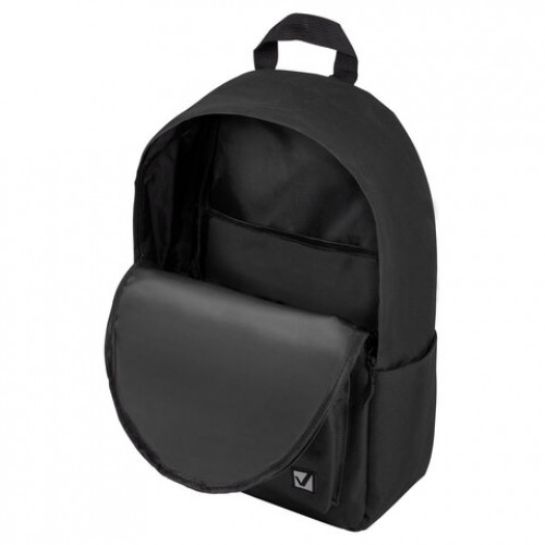 Рюкзак BRAUBERG POSITIVE универсальный, потайной карман, Black, 42х28х14 см, 270774