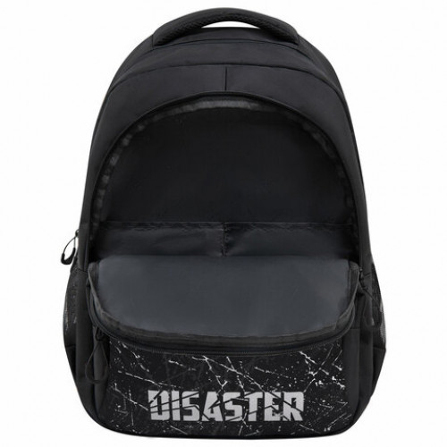 Рюкзак BRAUBERG CONCEPT универсальный, 2 отделения, светоотражающий принт, Disaster, 45х30х18 см, 273848