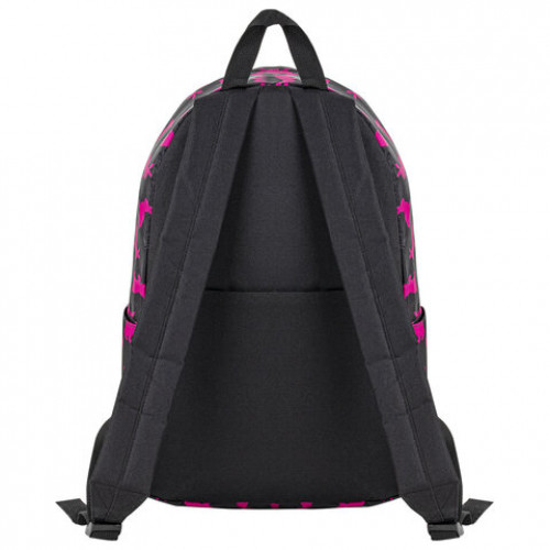 Рюкзак BRAUBERG POSITIVE универсальный, потайной карман, Pink Rabbits, 42х28х14 см, 270780