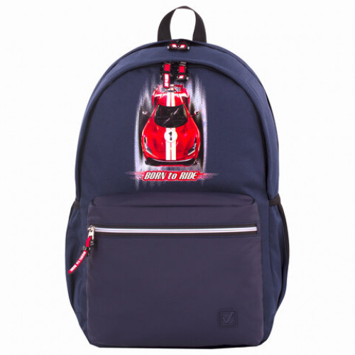 Рюкзак BRAUBERG FASHION CITY, универсальный, Auto, 46х31х15 см, 229968