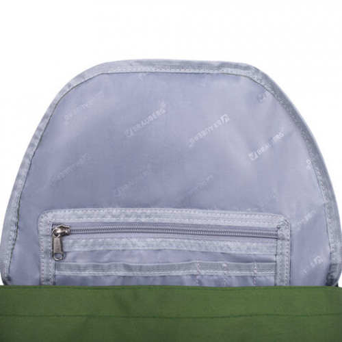 Рюкзак BRAUBERG FASHION CITY универсальный, Military, хакки, 46х31х15 см, 271670