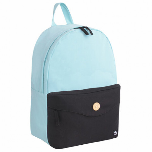 Рюкзак BRAUBERG универсальный, SYDNEY Green&black, 38х27х12 см, 228839