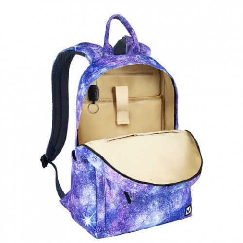 Рюкзак BRAUBERG DREAM универсальный с карманом для ноутбука, эргономичный, Galaxy, 42х26х14 см, 270772