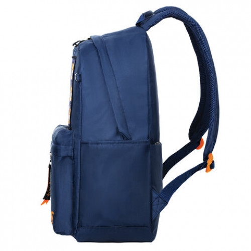 Рюкзак BRAUBERG FASHION CITY универсальный, Funny dog, темно-синий, 44х31х16 см, 270809