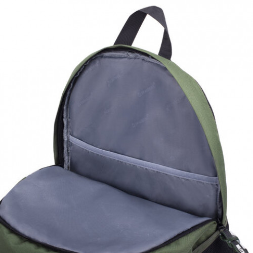 Рюкзак BRAUBERG FASHION CITY универсальный, Military, хакки, 46х31х15 см, 271670