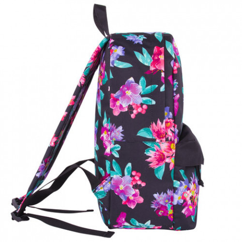 Рюкзак BRAUBERG универсальный, SYDNEY flowers, 38х27х12 см, 228837