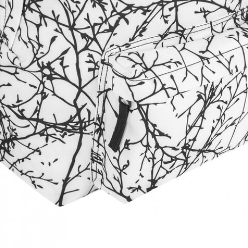 Рюкзак BRAUBERG универсальный, сити-формат, Twigs on white, 20 литров, 41х32х14 см, 270794
