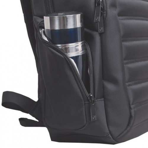 Рюкзак для школы и офиса BRAUBERG Patrol, 20 л, размер 47х30х13 см, ткань, черный, 224444