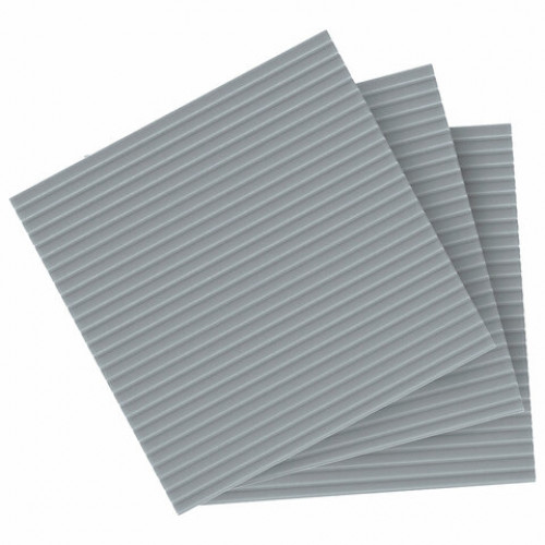 Салфетки губчатые для уборки кухни 15х15 см, ЦЕЛЛЮЛОЗНЫЕ, КОМПЛЕКТ 3 шт., серые, LAIMA, 700261