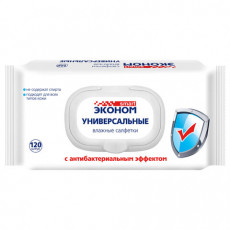 Салфетки влажные 120 шт, ЭКОНОМ SMART, антибактериальные, крышка клапан, ш/к 06482, 30648 Салфетки влажные 120 шт, ЭКОНОМ SMART, антибактериальные, крышка клапан, ш/к 06482, 30648