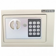 Сейф мебельный DASWERK SC-170EL (в170*ш230*г170мм), электронный замок, бежевый, 291340