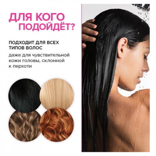 Шампунь 750мл SYNERGETIC Против перхоти для чувствительной кожи головы, бессульфатн, 701757