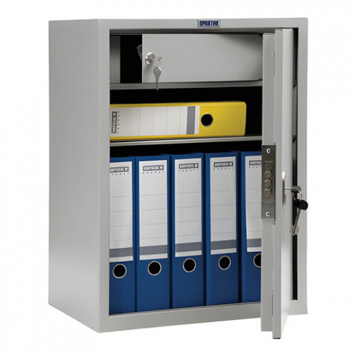 Шкаф металлический для документов AIKO SL-65Т светло-серый, 630х460х340 мм, 17 кг