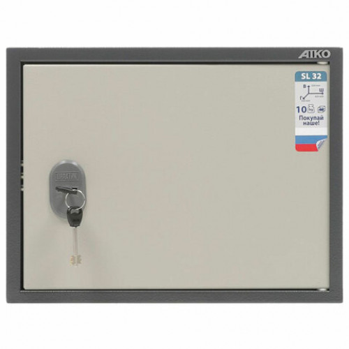Шкаф металлический для документов AIKO SL-32 ГРАФИТ, 320х420х350 мм, 10 кг, S10799030002