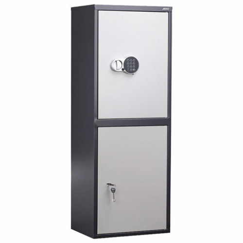 Шкаф металлический для документов AIKO SL-125/2ТEL ГРАФИТ, 1252х460х340 мм, 31 кг, S10799132902
