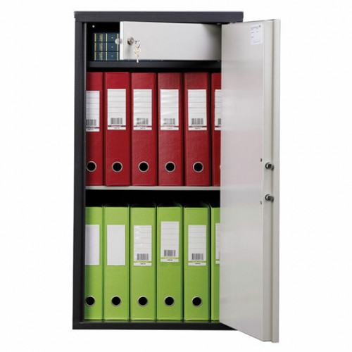 Шкаф металлический для документов AIKO SL-87ТEL ГРАФИТ, 870х460х340 мм, 21 кг, S10799090902