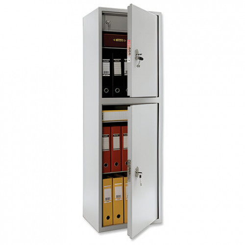 Шкаф металлический для документов AIKO SL-150/2Т светло-серый, 1490х460х340 мм, 36 кг