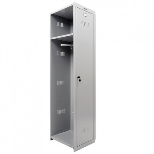 Шкаф (секция без стенки) металлический для одежды BRABIX LK 01-40, УСИЛЕННЫЙ, 1830х400х500 мм, 291131, S230BR403202