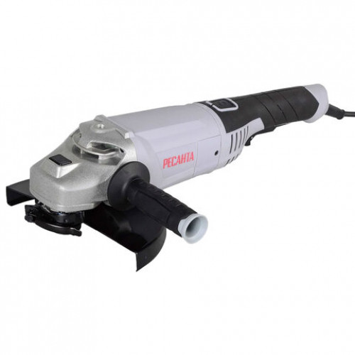 Машина шлифовальная угловая, 2300 Вт, 6000 об/мин, диск 230 мм, РЕСАНТА УШМ-230/2300, 75/12/9