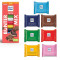 Шоколад порционный 1 плитка RITTER SPORT, ассорти, 16,67 г, Яркая коллекция