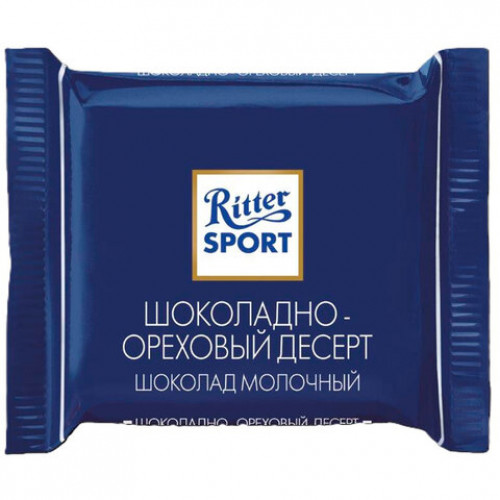 Шоколад порционный 1 плитка RITTER SPORT, ассорти, 16,67 г, Яркая коллекция
