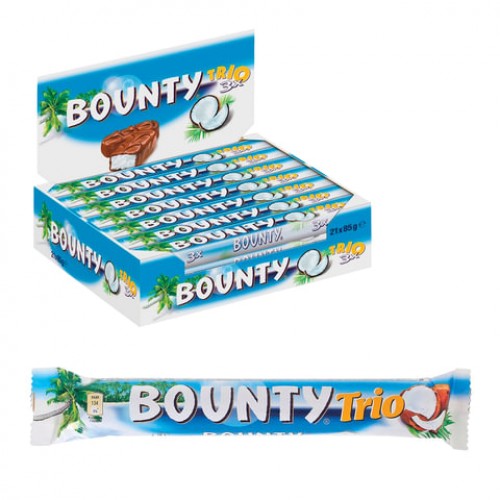 Шоколадный батончик BOUNTY (Баунти) Trio, 82,5 г, 10150452