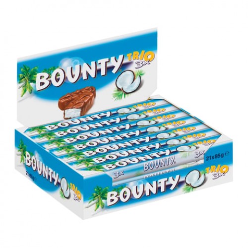 Шоколадный батончик BOUNTY (Баунти) Trio, 82,5 г, 10150452