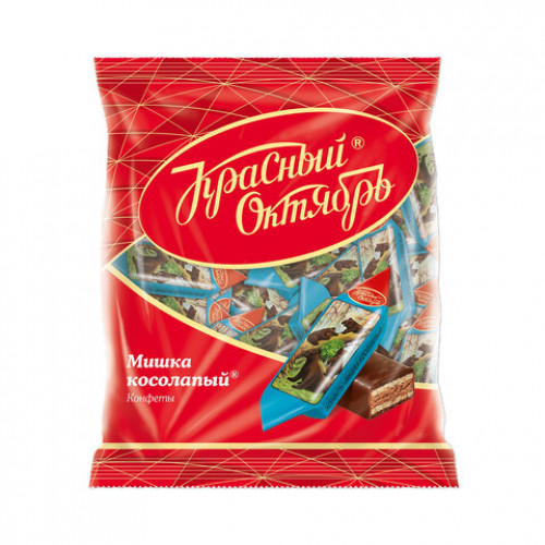 Конфеты шоколадные КРАСНЫЙ ОКТЯБРЬ Мишка косолапый 200 г, КО17110