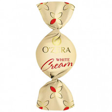 Конфеты шоколадные O'ZERA White cream с кремовой начинкой, 500 г, пакет, ПН210