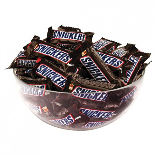 Батончики мини SNICKERS Minis шоколадные, 2,9 кг