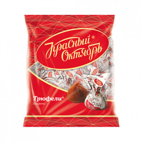 Конфеты шоколадные КРАСНЫЙ ОКТЯБРЬ Трюфели 200 г, КО17107