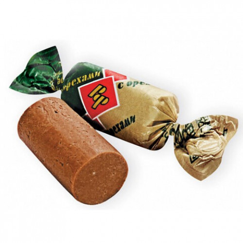 Конфеты шоколадные РОТ ФРОНТ Батончики с орехами, 250 г, РФ05481