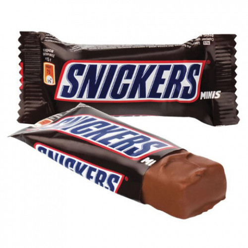 Батончики мини SNICKERS Minis шоколадные, 2,9 кг