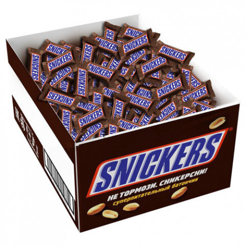 Батончики мини SNICKERS Minis шоколадные, 2,9 кг